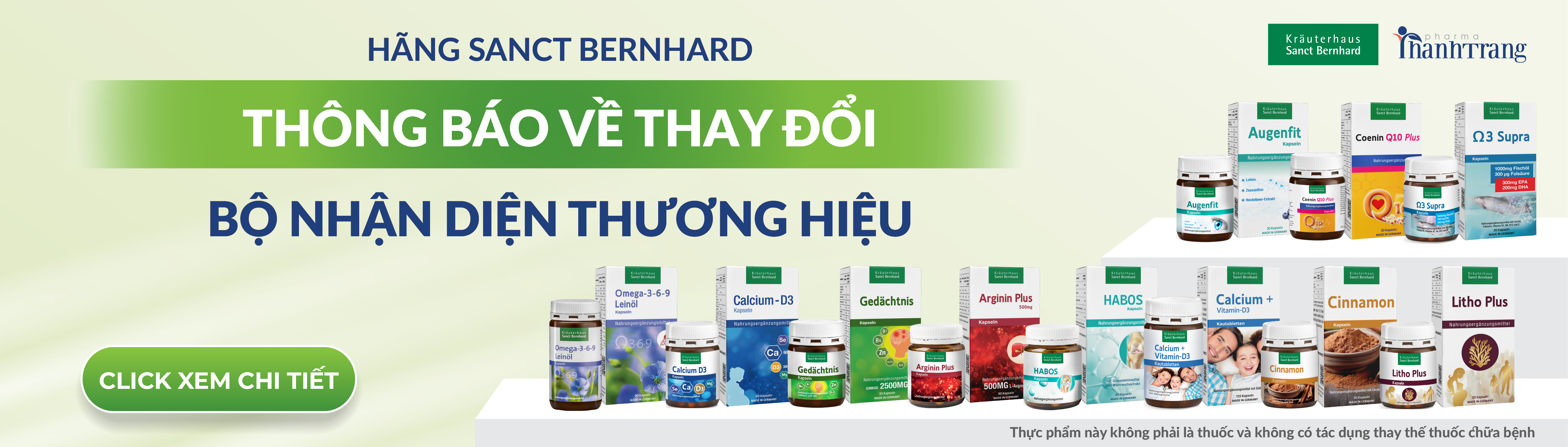 Sanct Bernhard thay đổi bộ nhận diện thương hiệu 11 sản phẩm